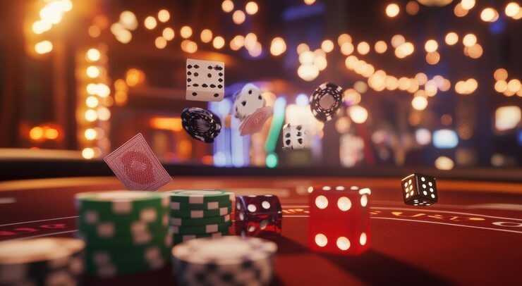 lucky77 live casino table schedule displayed on mobile phone screen